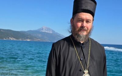 Епископ Доситеј богослужио у манастиру Хиландару