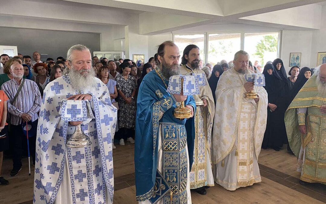 Свенародно сабрање пред иконом  Тројеручице у Кличеву