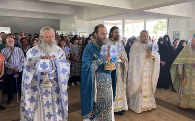 Свенародно сабрање пред иконом  Тројеручице у Кличеву